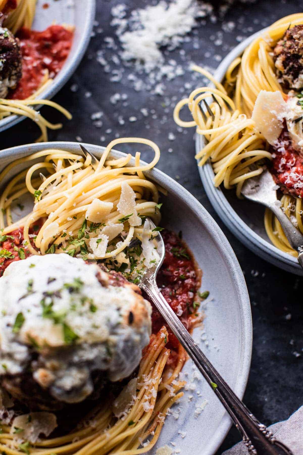 Spaghetti and Meatballs | halfbakedharvest.com @hbharvest
