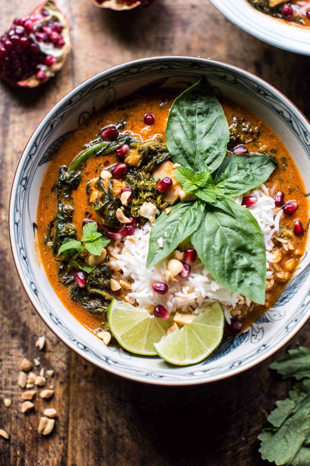 Crockpot Thai Broccoli Rabe Chicken Curry | halfbakedharvest.com @hbharvest