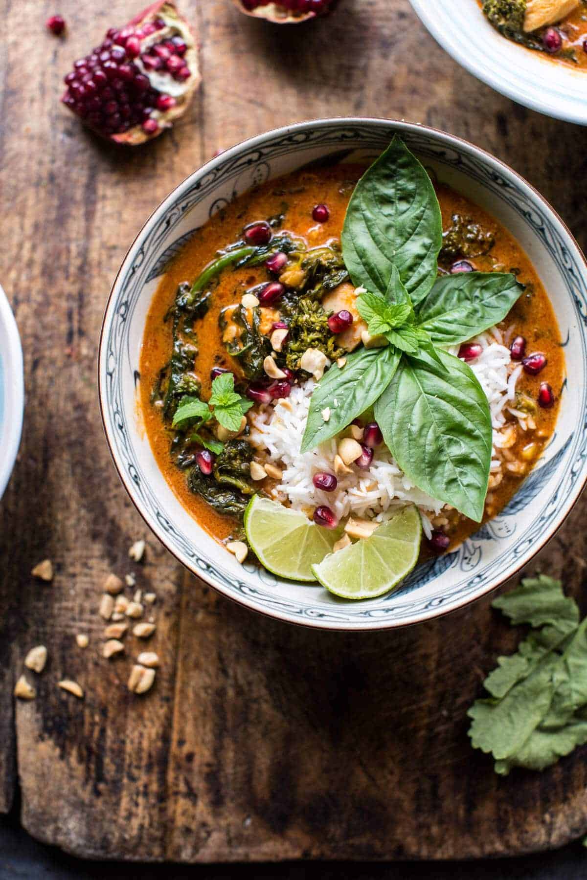 Crockpot Thai Broccoli Rabe Chicken Curry | halfbakedharvest.com @hbharvest