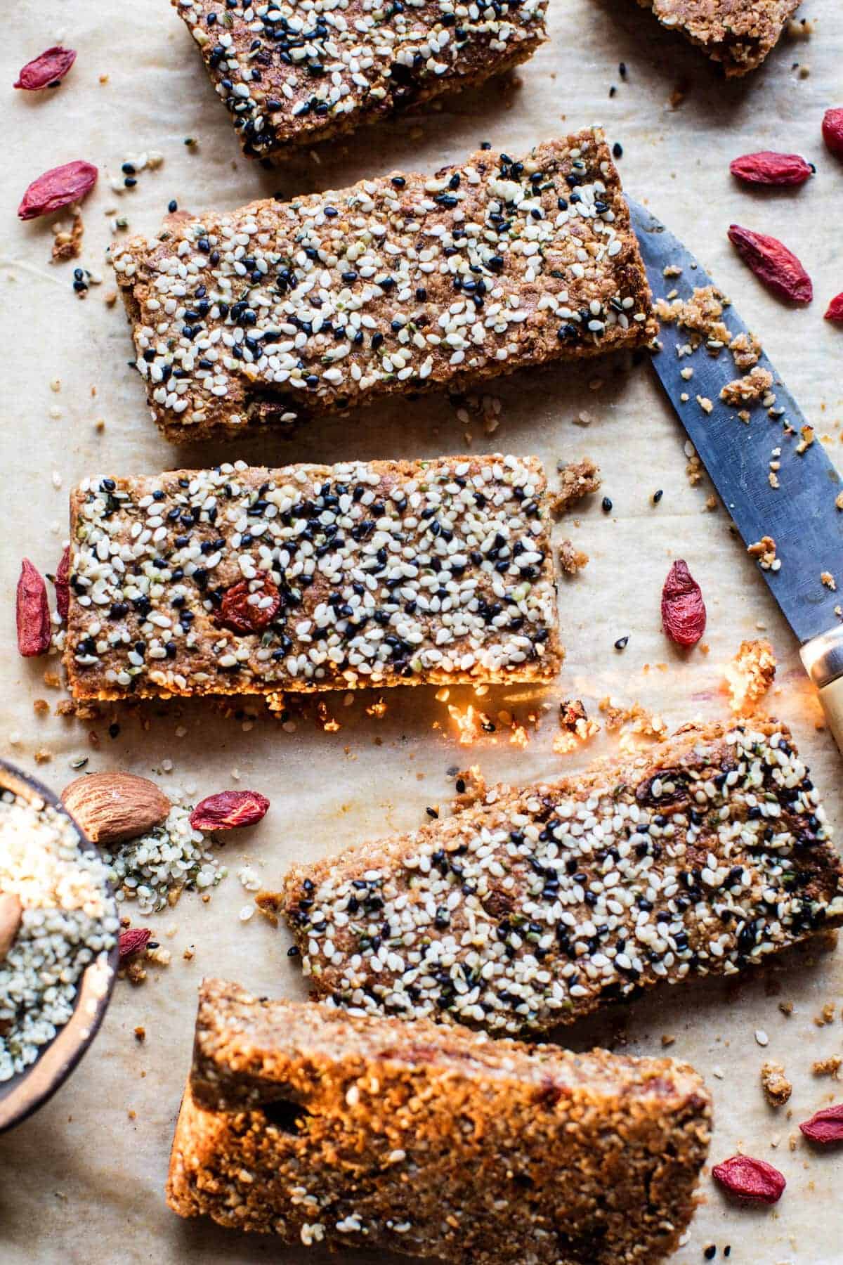 Superfood Cashew Goji Berry Bars | halfbakedharvest.com @hbharvest