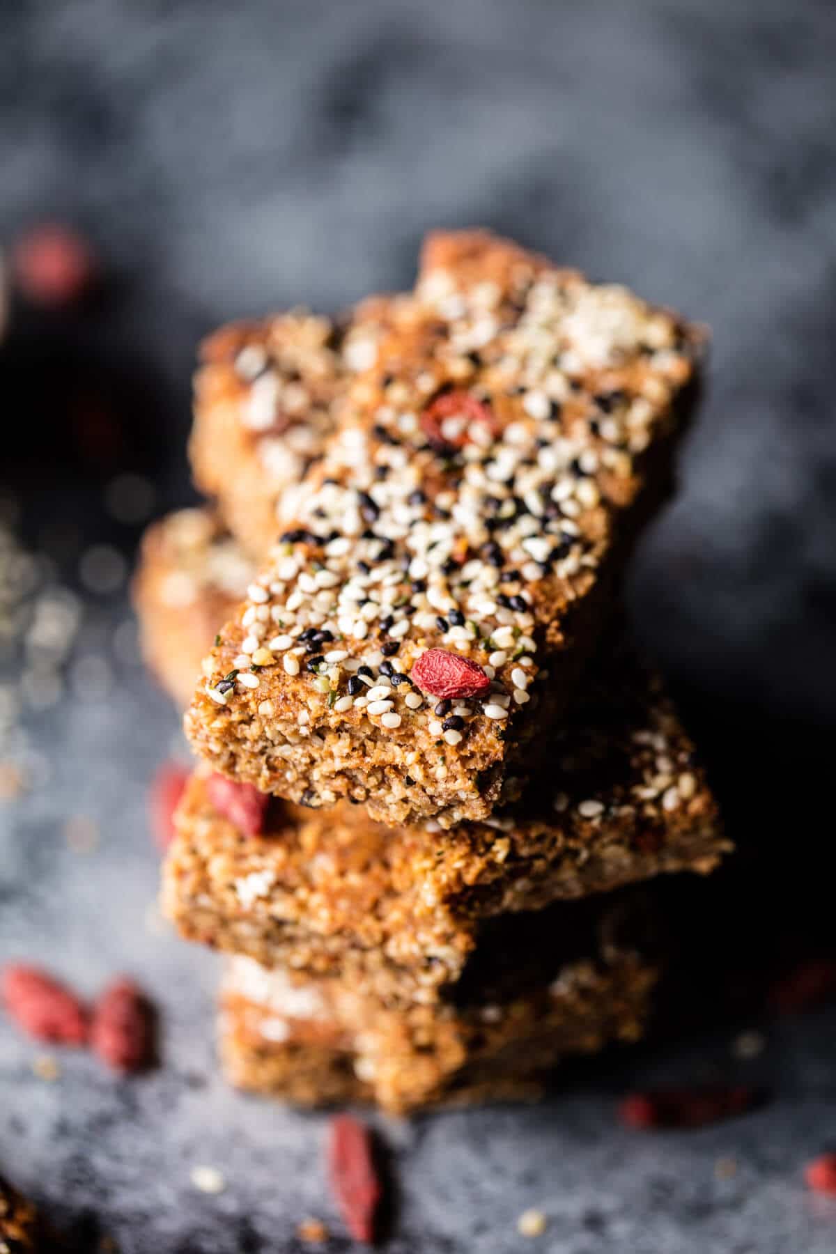 Superfood Cashew Goji Berry Bars | halfbakedharvest.com @hbharvest