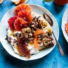 Winter Citrus Ricotta Breakfast Bowl with Honeycomb | halfbakedharvest.com @hbharvest