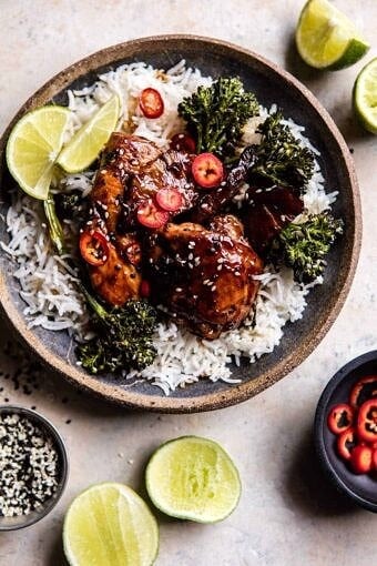 30 Minute Teriyaki Chicken with Sesame Ginger Broccoli | halfbakedharvest.com @hbharvest