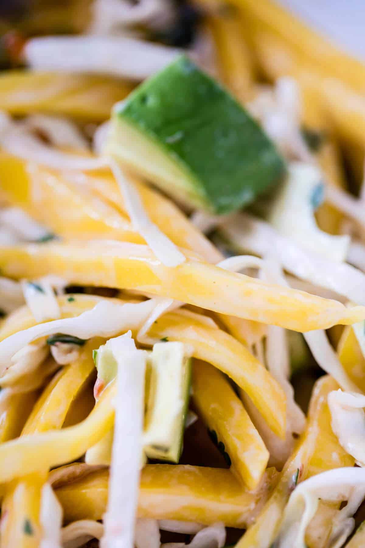 Lighter Shrimp Po Boys with Avocado Mango Slaw | halfbakedharvest.com @hbharvest