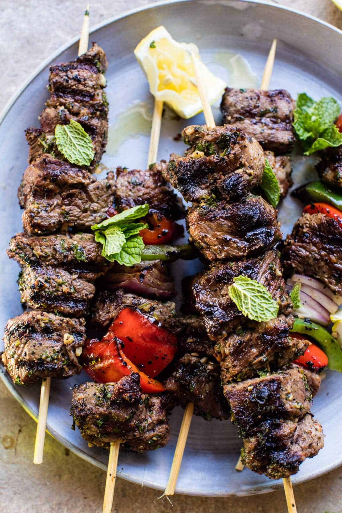 Mediterranean Grilled Lamb Kebabs | halfbakedharvest.com @hbharvest