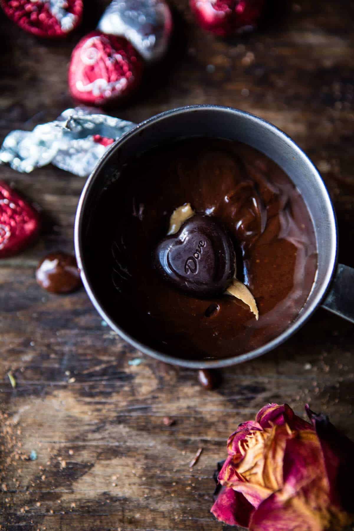 Single Girls Wholesome Molten Chocolate Lava Cake | halfbakedharvest.com @hbharvest