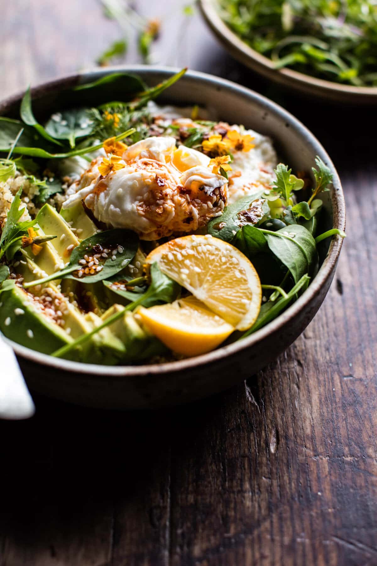 Turkish Egg and Quinoa Breakfast Bowl | halfbakedharvest.com @hbharvest