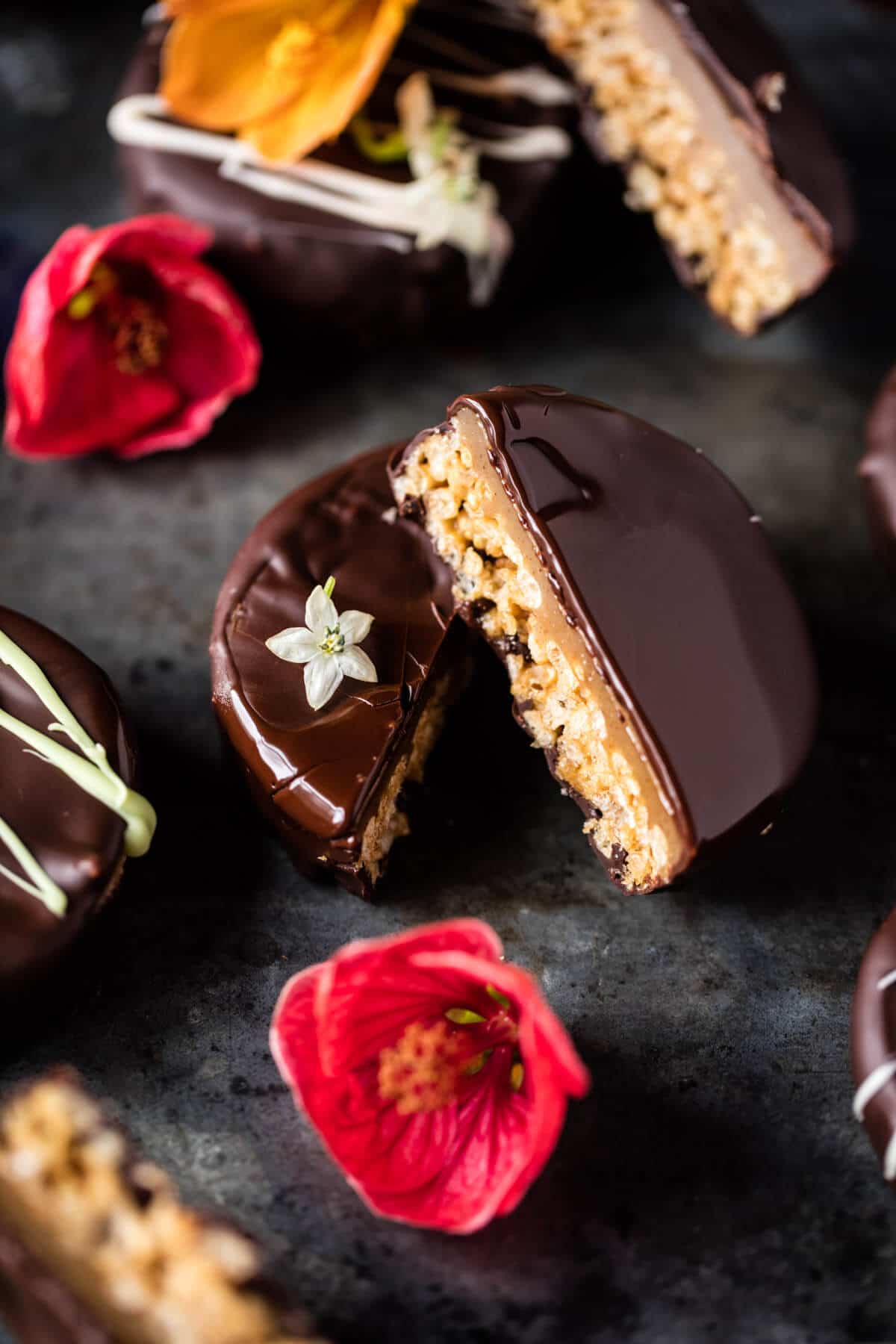 Best Chocolate Covered Peanut Butter Rice Crispy Treats | halfbakedharvest.com @hbharvest