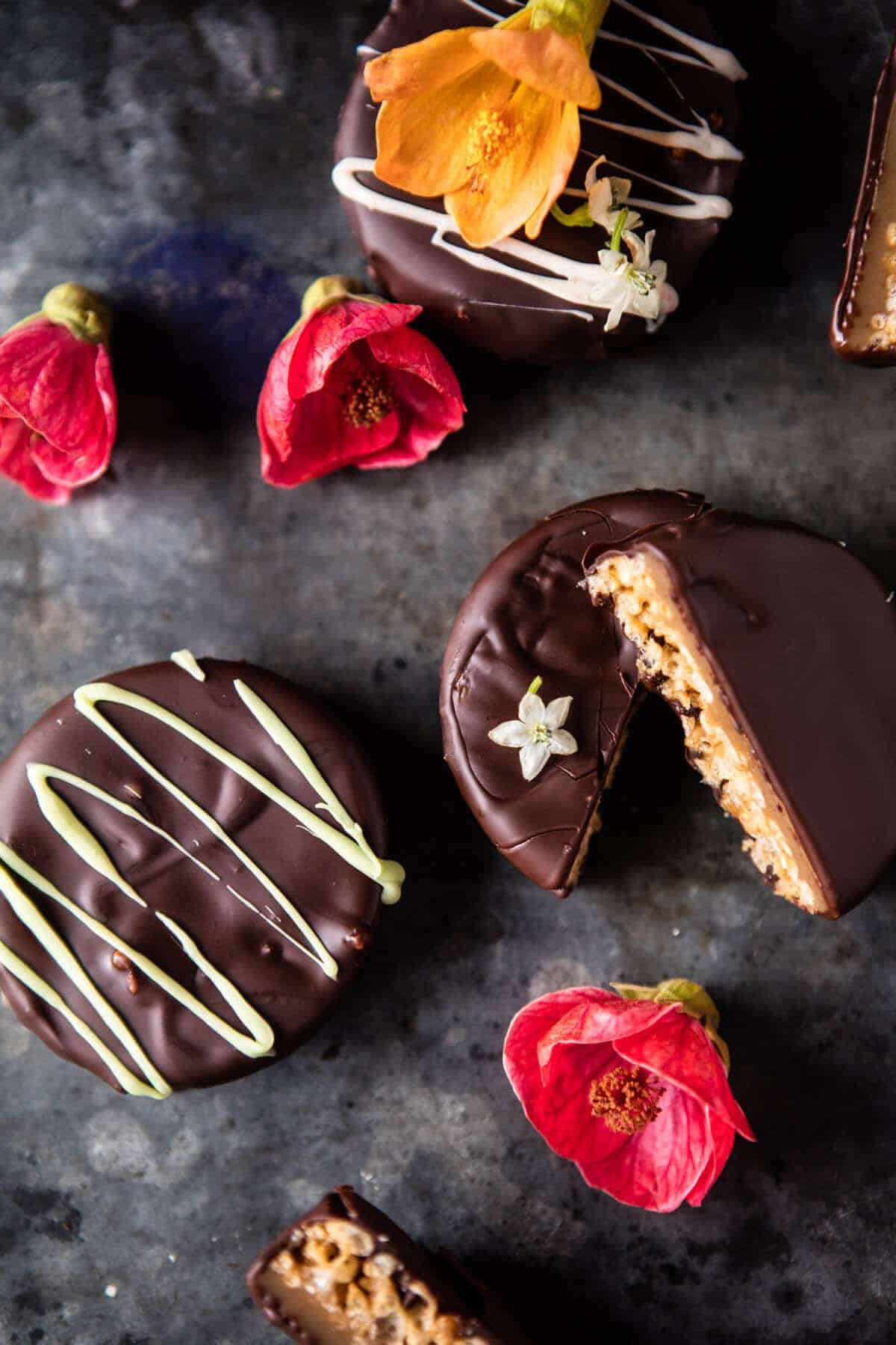 Best Chocolate Covered Peanut Butter Rice Crispy Treats | halfbakedharvest.com @hbharvest