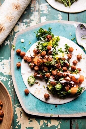 Crunchy Tandoori Chickpea Wraps | halfbakedharvest.com @hbharvest