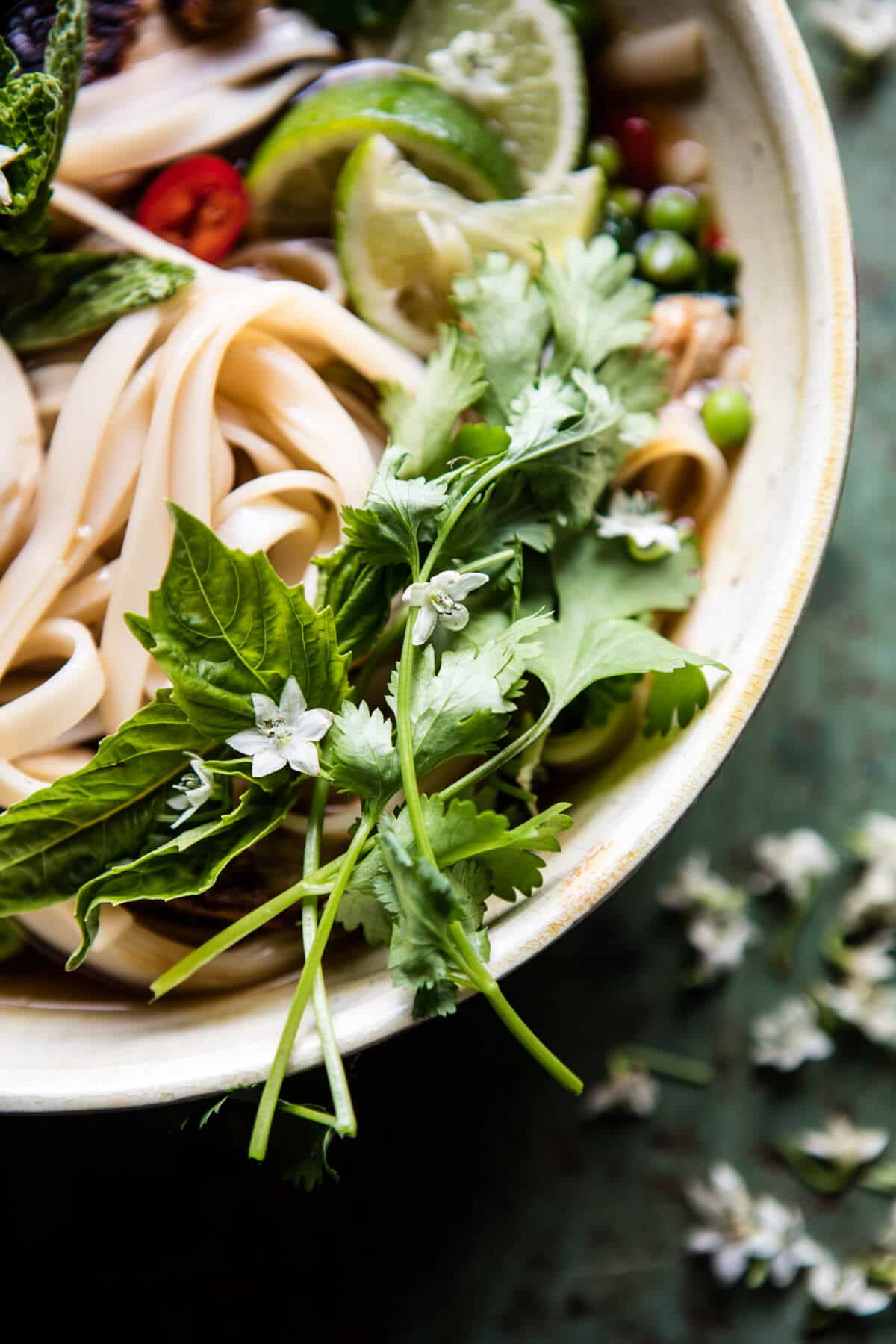 Springtime Chicken Noodle Pho | halfbakedharvest.com @hbharvest
