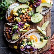 Breakfast Tacos Al Pastor | halfbakedharvest.com @hbharvest