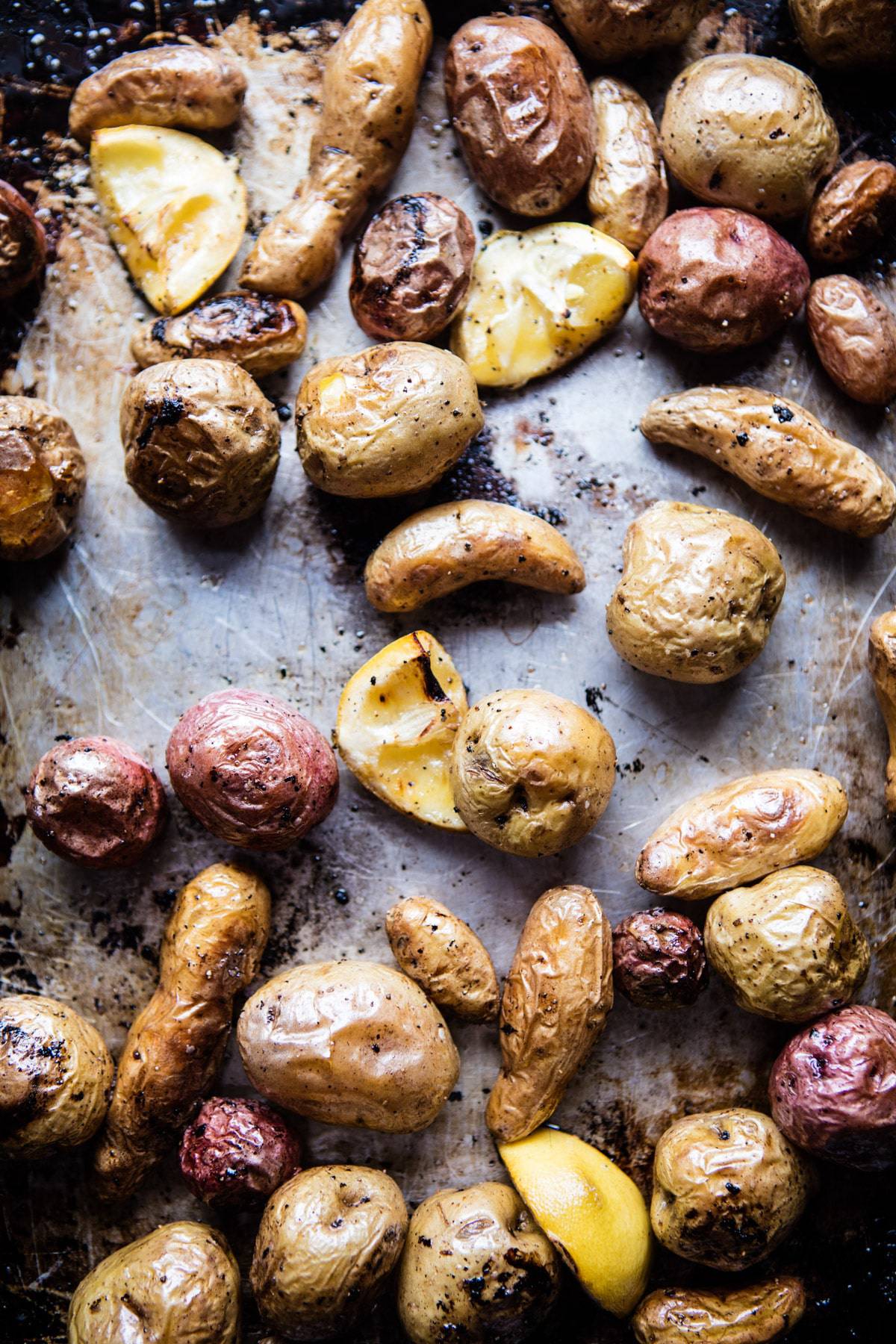 Crispy Oregano Smashed Potatoes with Feta and Lemon | halfbakedharvest.com @hbharvest