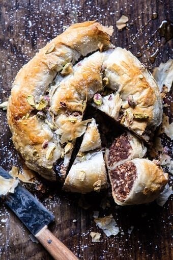 Moroccan Chocolate Almond Phyllo Cake | halfbakedharvest.com @hbharvest