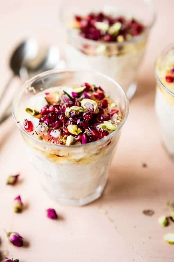 Pistachio Rose Rice Pudding | halfbakedharvest.com @hbharvest