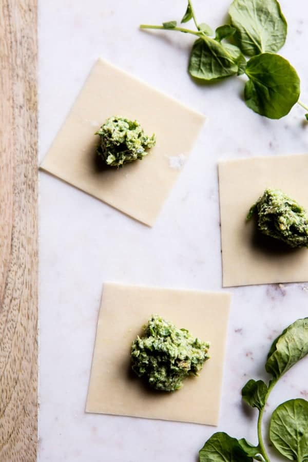 Easiest Lemon Ricotta Asparagus Ravioli | halfbakedharvest.com @hbharvest