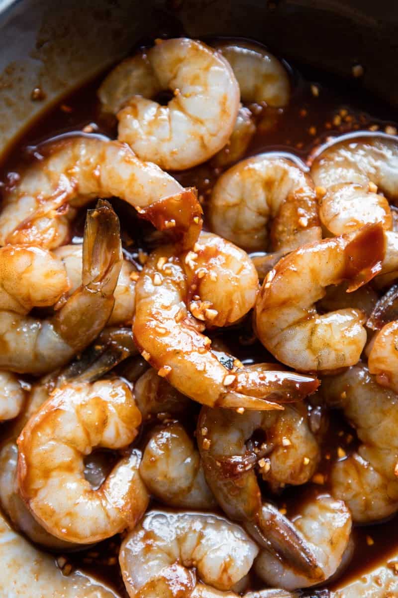 Honey Garlic Korean BBQ Grilled Shrimp | halfbakedharvest.com @hbharvest