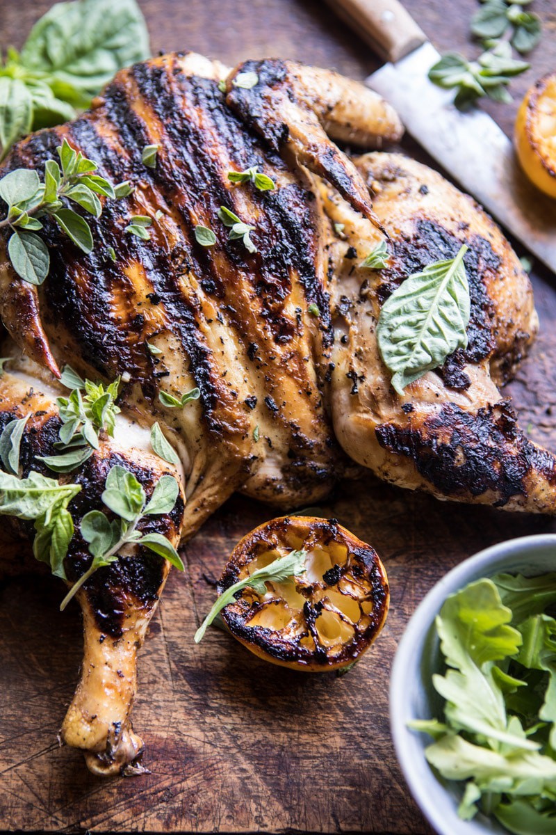 Lemon and Oregano Grilled Chicken | halfbakedharvest.com @hbharvest