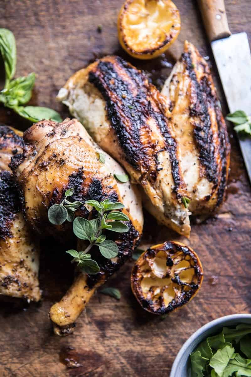 Lemon and Oregano Grilled Chicken | halfbakedharvest.com @hbharvest