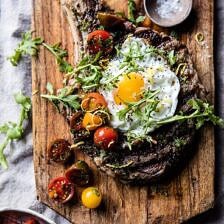 Tuscan Steak with Marinated Cherry Tomatoes | halfbakedharvest.com @hbharvest