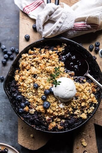 Blueberry Brown Betty | halfbakedharvest.com @hbharvest