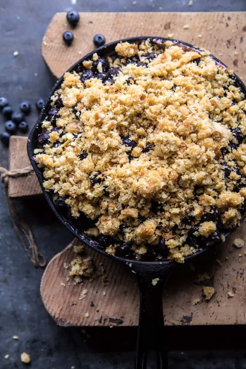 Blueberry Brown Betty | halfbakedharvest.com @hbharvest