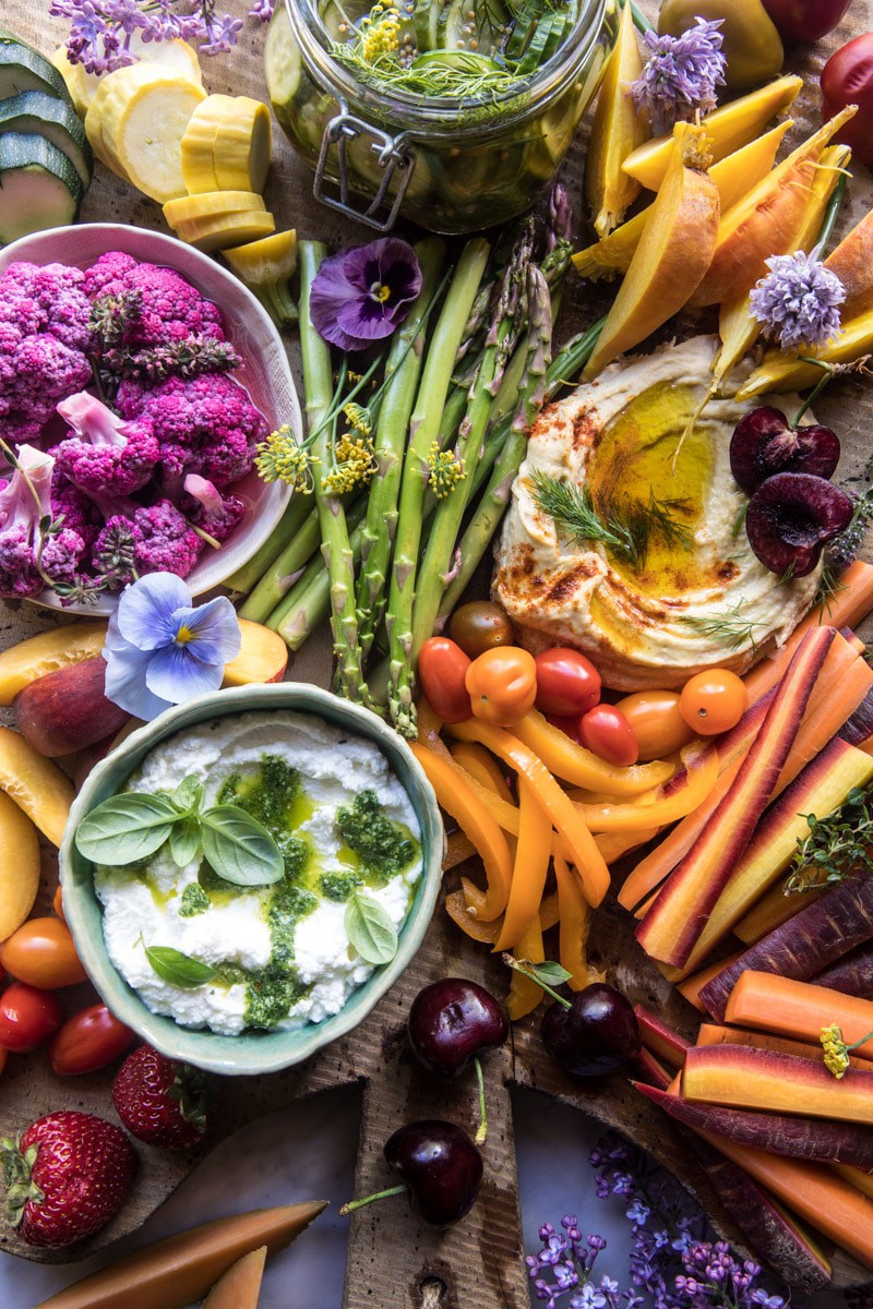 Farmers Market Pickled Crudité Platter | halfbakedharvest.com @hbharvest