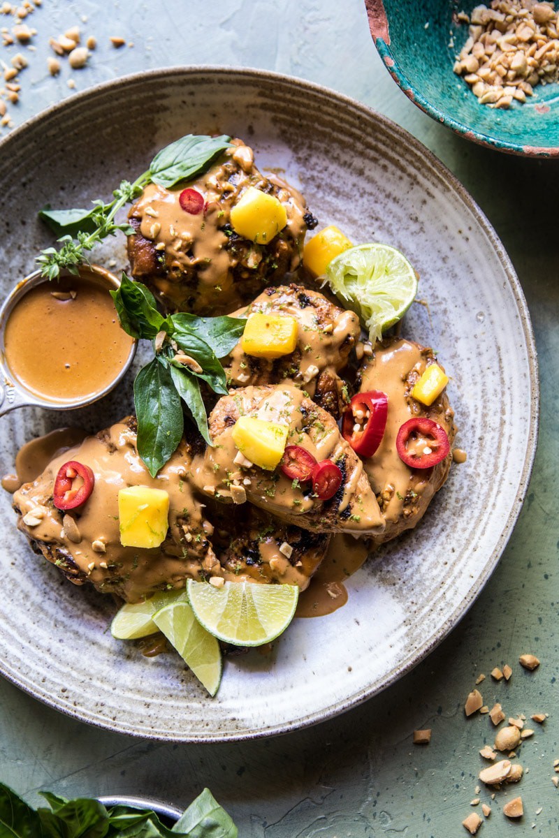 Grilled Thai Satay Chicken | halfbakedharvest.com @hbharvest