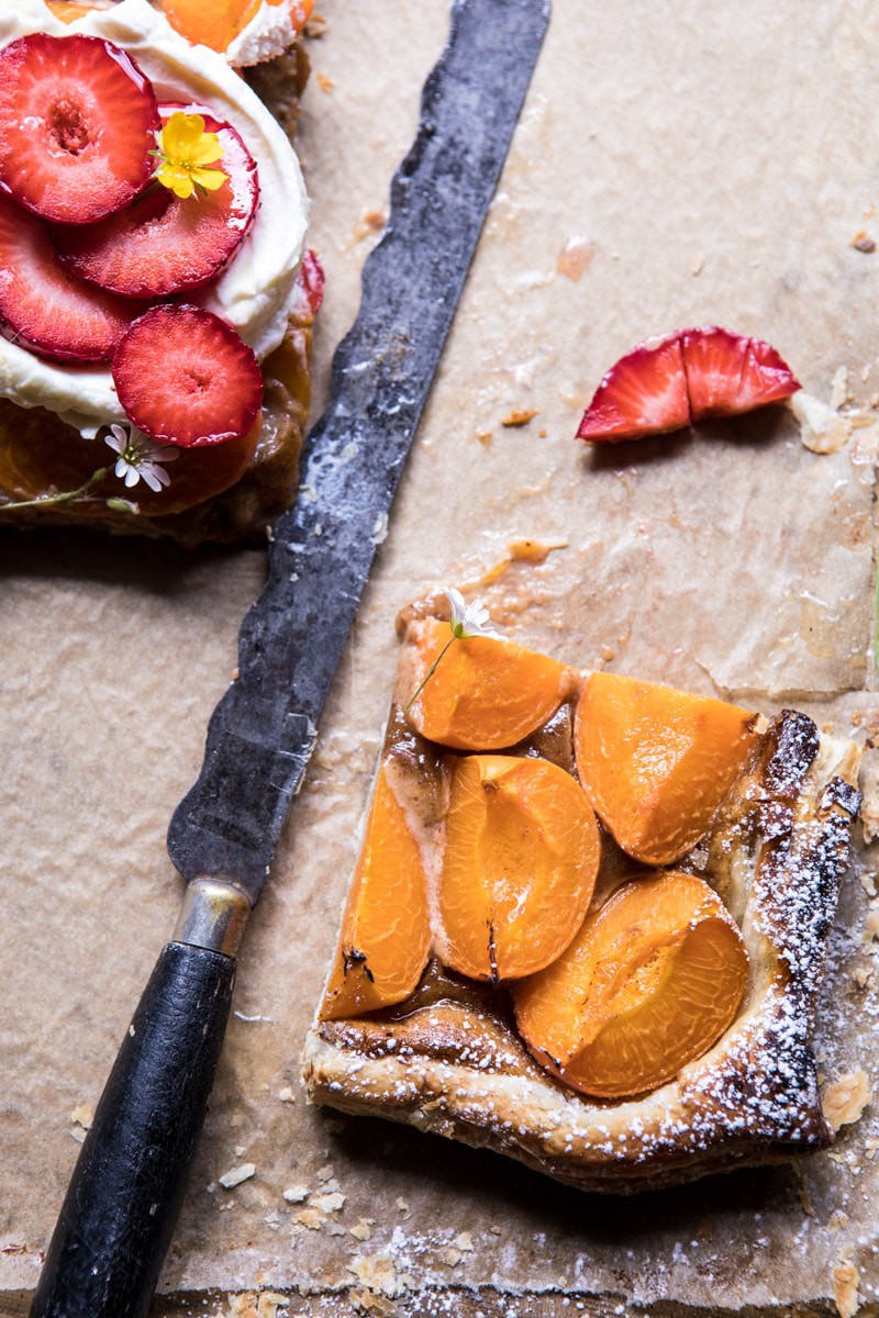 Honey Strawberry Apricot Tart | halfbakedharvest.com @hbharvest