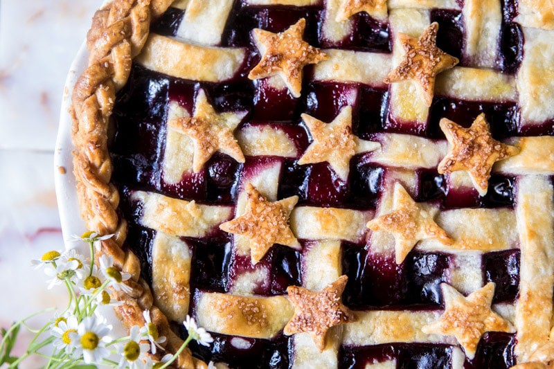 Mulled Cherry Bomb Pie | halfbakedharvest.com @hbharvest