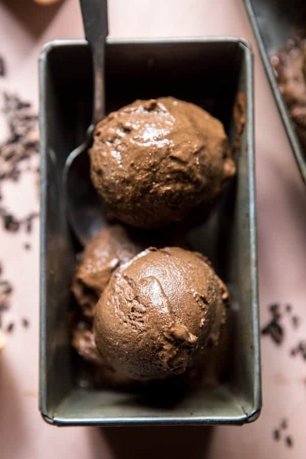 6 Ingredient Chocolate Coffee Nice Cream | halfbakedharvest.com @hbharvest