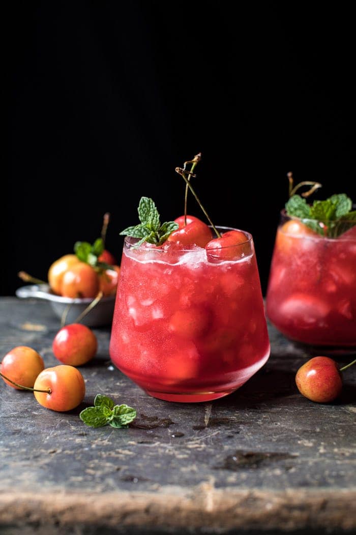 Bourbon Cherry Old Fashioned | halfbakedharvest.com @hbharvest