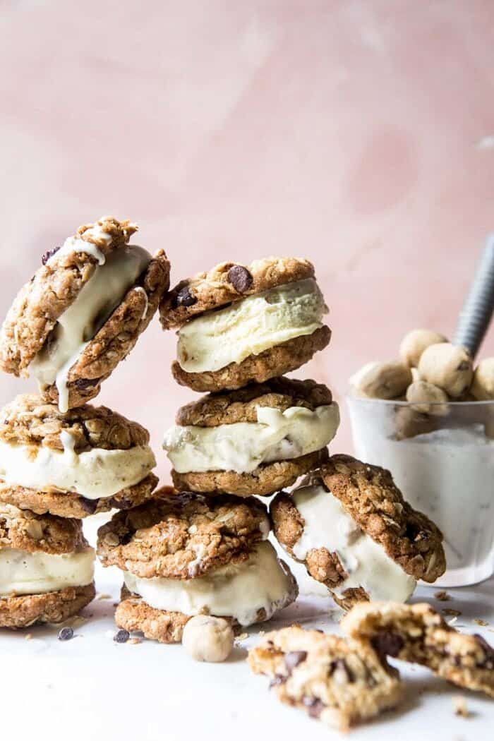 Brown Sugar Oatmeal Cookie, Cookie Dough Ice Cream Sandwiches | halfbakedharvest.com @hbharvest