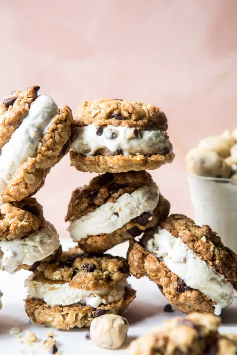 Brown Sugar Oatmeal Cookie, Cookie Dough Ice Cream Sandwiches | halfbakedharvest.com @hbharvest