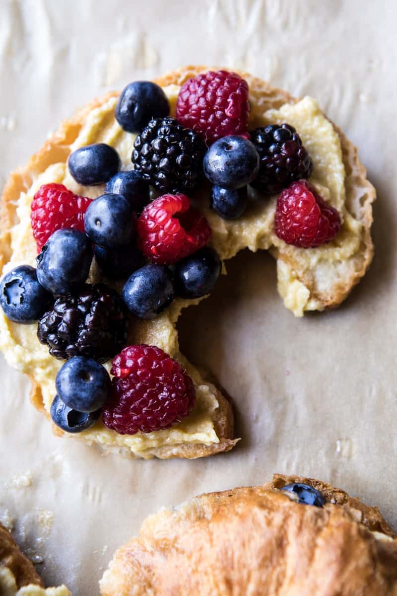 Mixed Berry Almond Croissants | halfbakedharvest.com @hbharvest