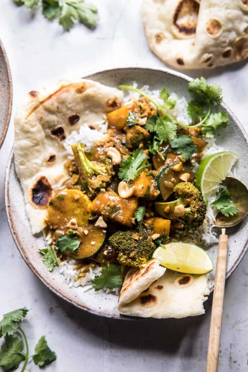 Simple Coconut Mango Chicken and Broccoli Curry | halfbakedharvest.com @hbharvest