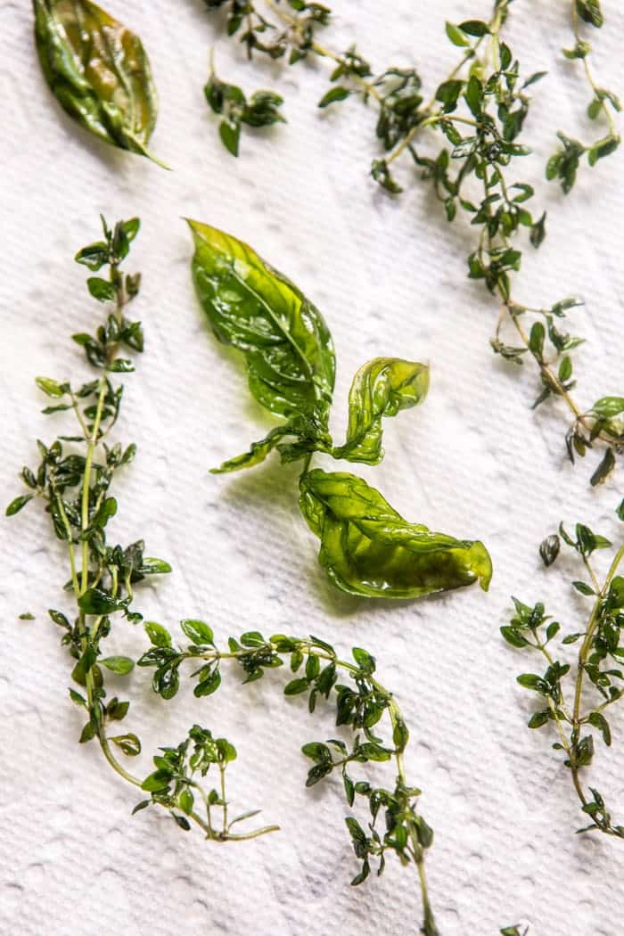 Creamed Corn Pasta with Fried Herbs | halfbakedharvest.com @hbharvest