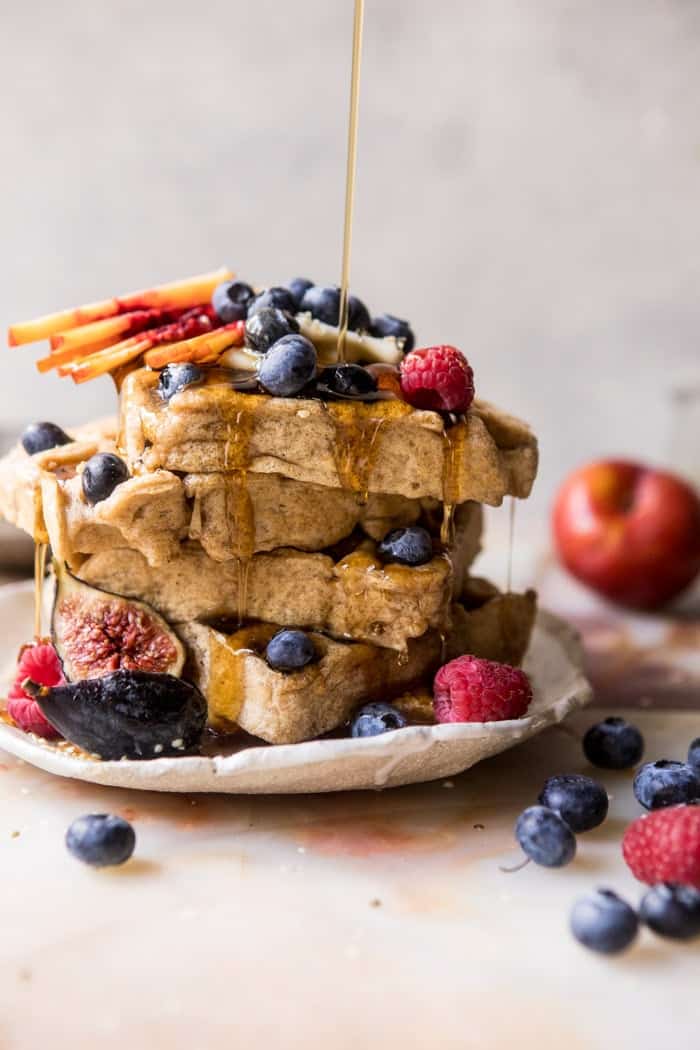 Freezer Friendly Whole Grain Waffles | halfbakedharvest.com @hbharvest