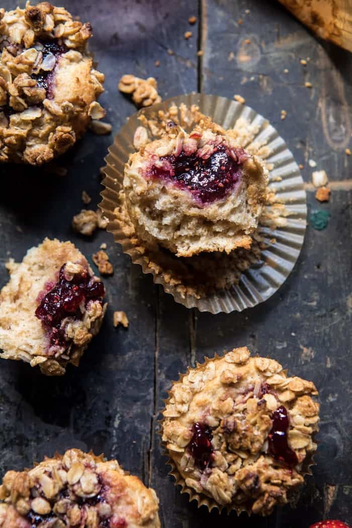 PB&J Oat Streusel Muffins | halfbakedharvest.com @hbharvest