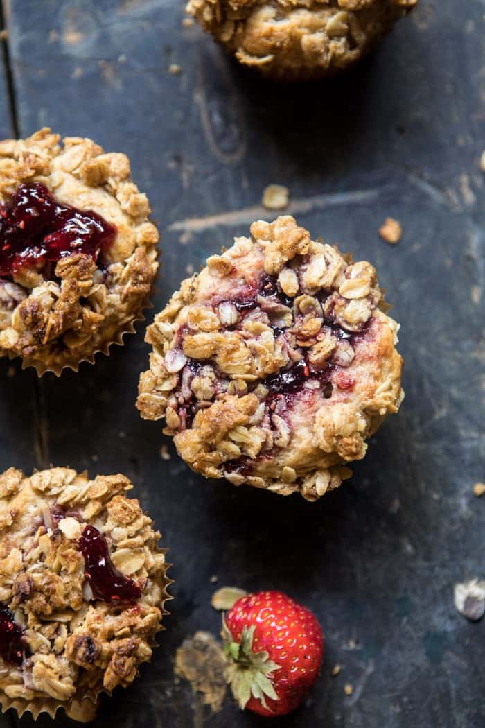 PB&J Oat Streusel Muffins | halfbakedharvest.com @hbharvest