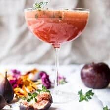 Fig Honey Thyme Prosecco Smash | halfbakedharvest.com @hbharvest