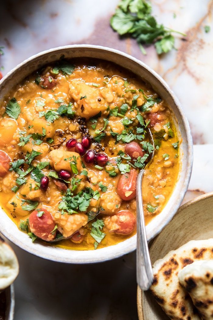 Harvest Tomato and Butternut Squash Dal | halfbakedharvest.com @hbharvest