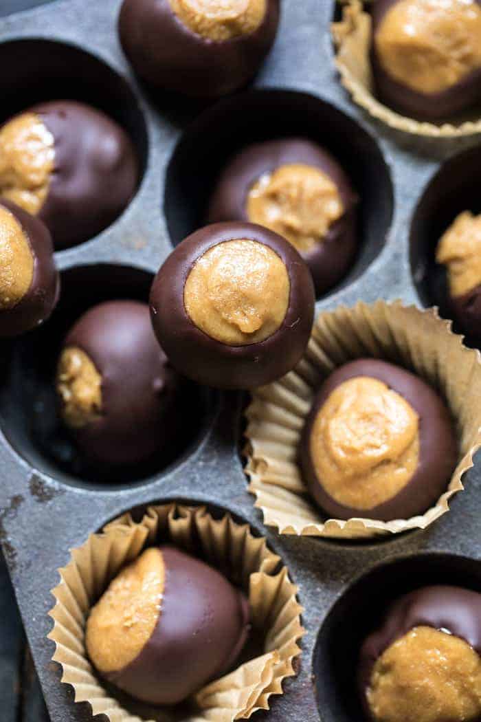 Healthy 5 Ingredient Buckeyes | halfbakedharvest.com @hbharvest