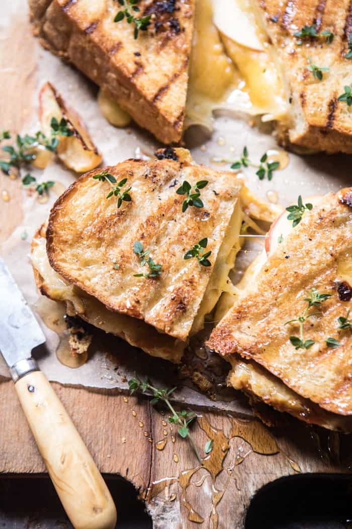 Honey, Apple, Cheddar, and Bacon Panini | halfbakedharvest.com @hbharvest