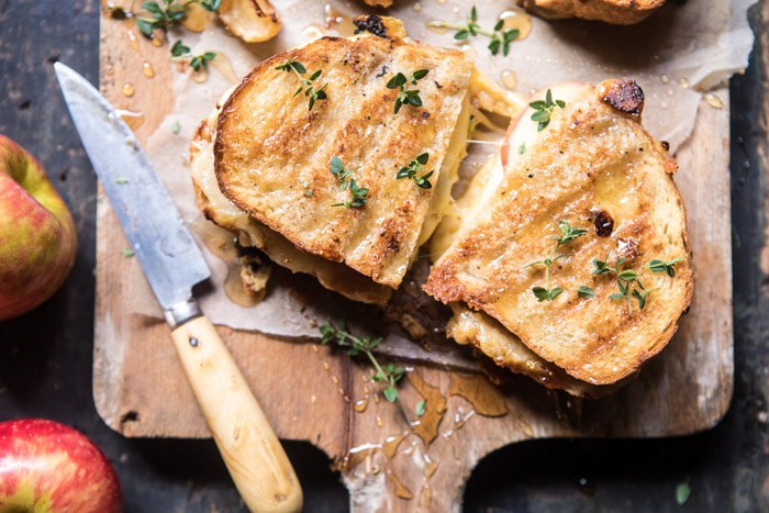 Honey, Apple, Cheddar, and Bacon Panini | halfbakedharvest.com @hbharvest