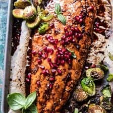 Pan Roasted Pomegranate Glazed Salmon | halfbakedharvest.com @hbharvest