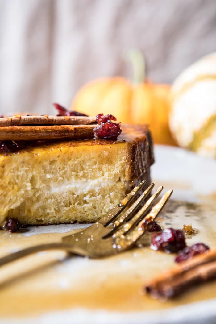 Pumpkin Spice French Toast with Cider Syrup | halfbakedharvest.com @hbharvest