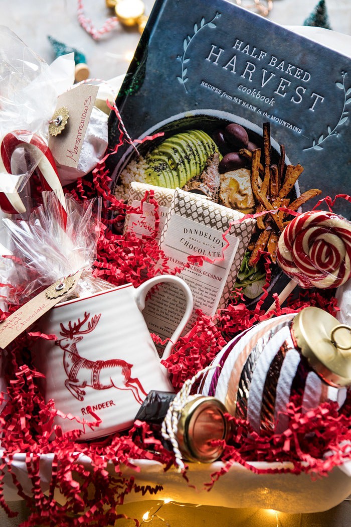 Santa's Hot Chocolate Cookbook Gift Box | halfbakedharvest.com @hbharvest