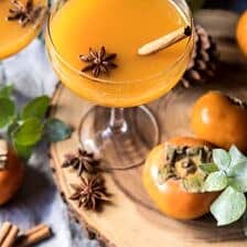 Spiced Persimmon Bourbon Old Fashioned | halfbakedharvest.com @hbharvest