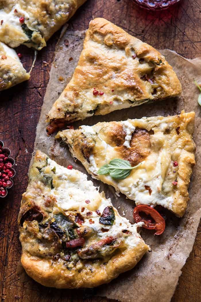 Spinach and Prosciutto Burrata Calzone | halfbakedharvest.com @hbharvest